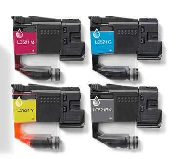 Huismerk Brother LC521M Inktcartridge